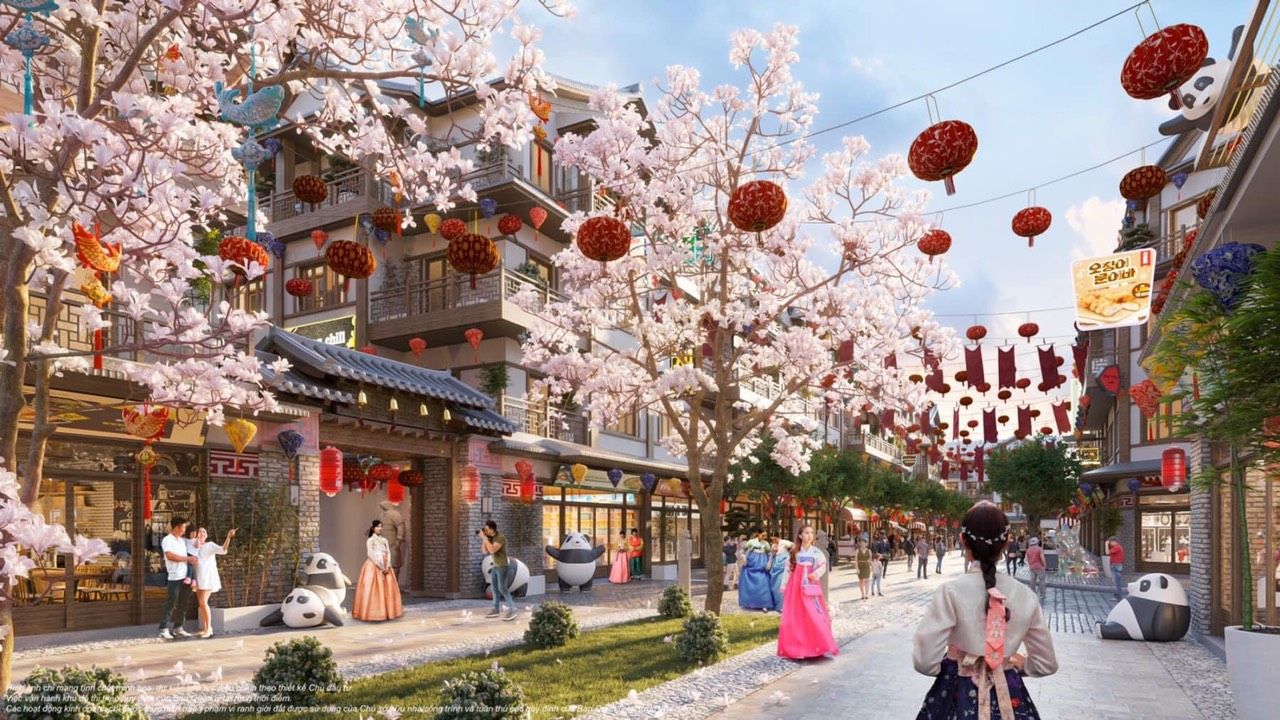 Bán shophouse Mega Grand World phân khu K - Town, thuận tiện hoạt động kinh doanh ăn uống